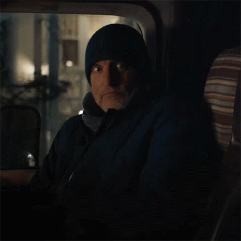 Man in Beanie Sitting in Car No Doubt