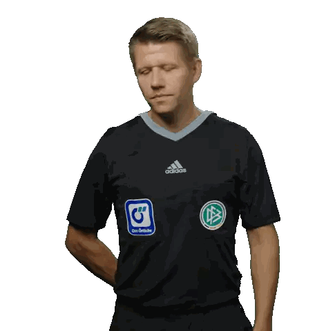 Man in Black Adidas Shirt Holding Towel