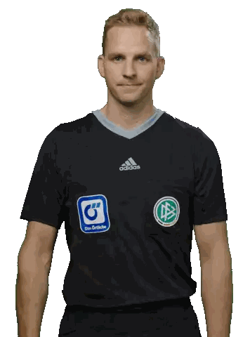Man in Black Adidas Shirt