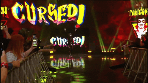 Man in Black and Red Walking Stage Cursed