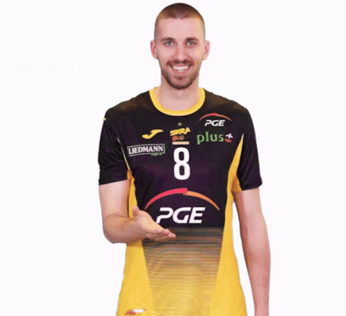 Man in Black and Yellow PGE Shirt