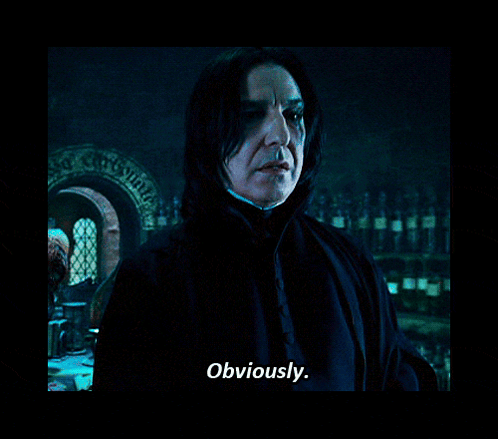 Man in Black Cloak Says Obviously