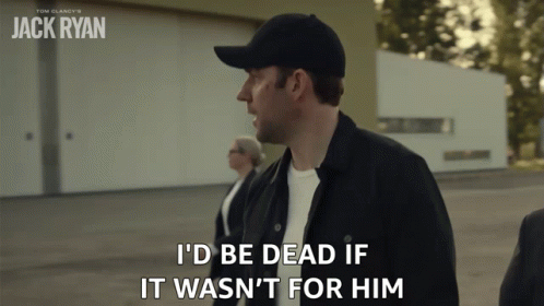 Man in Black Hat Says I'd Be Dead If It Wasn't for Him
