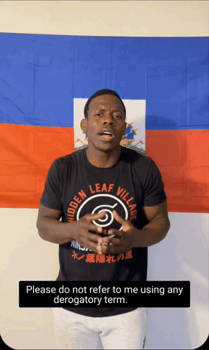 Man In Black Hidden Leaf Village Shirt GIF