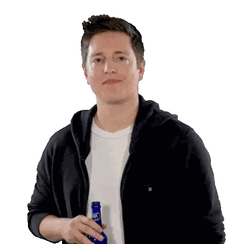 Man in Black Hoodie Holding Beer