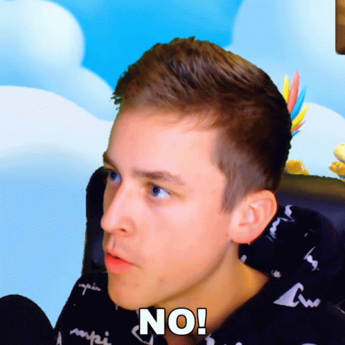 Man in Black Hoodie Saying No