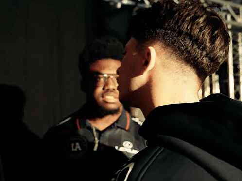 Man in Black Hoodie with A Talking