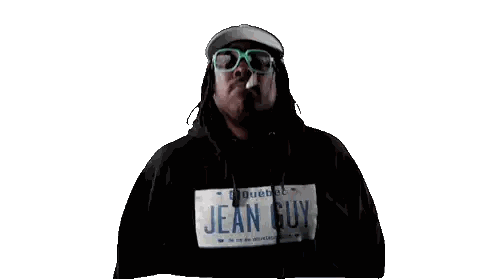 Man in Black Hoodie with Jean License Plate
