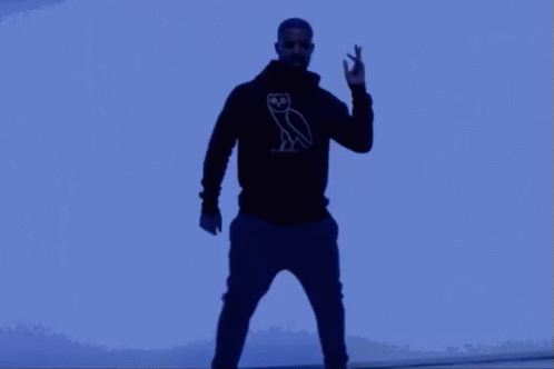 Man in Black Hoodie With Owl Making Peace Sign
