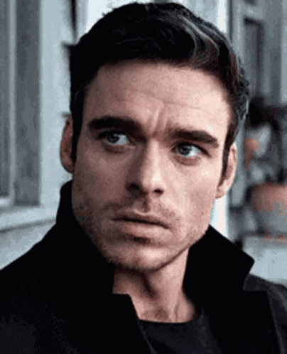 Man In Black Jacket And Black Shirt GIF