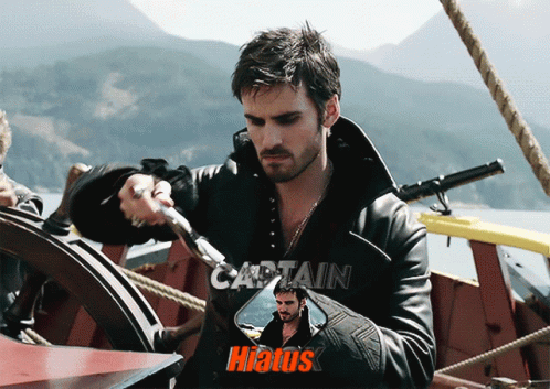 Man in Black Jacket Saying Captain