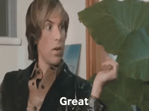 Man In Black Jacket Saying Great GIF