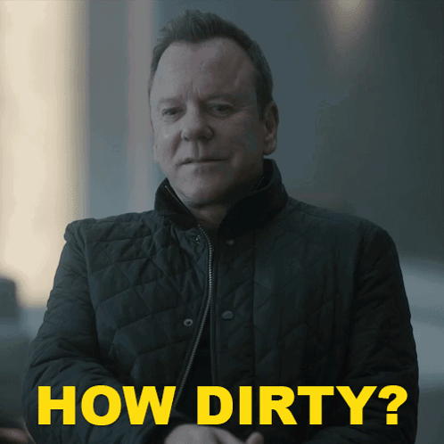 Man in Black Jacket Saying How Dirty