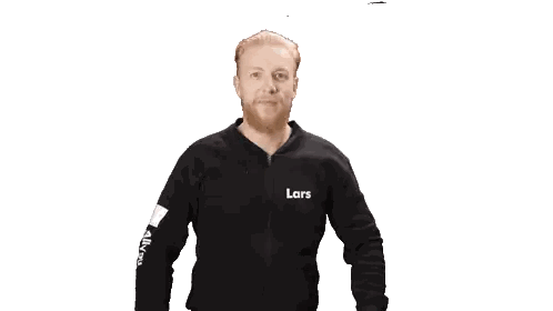 Man in Black Jacket Saying Lars