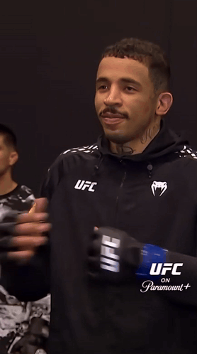 Man In Black Jacket Saying UFC GIF