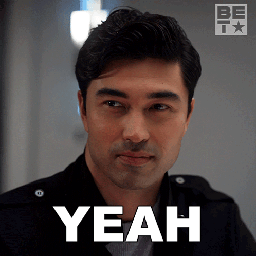 Man in Black Jacket Saying Yeah