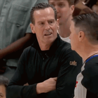 Man in Black Jacket with Cavs