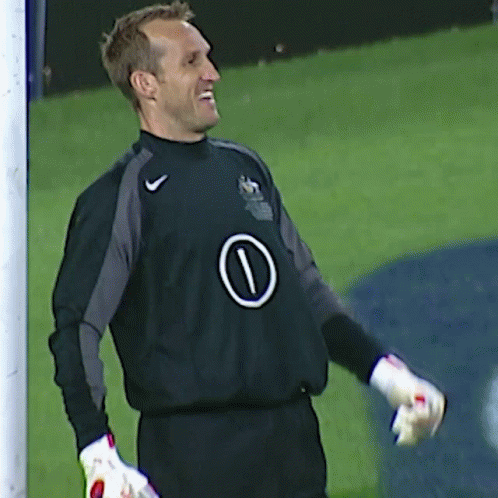 Man In Black Jersey Number 1 GIF
