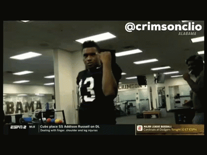 Man In Black Jersey Number 13 In Gym GIF