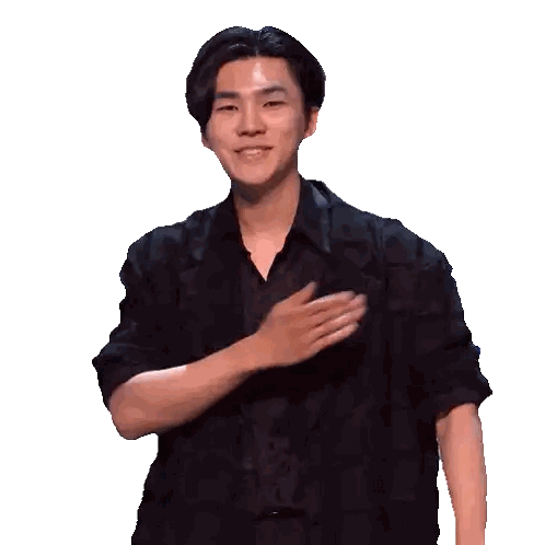 Man in Black Shirt and Jacket Crosses Chest