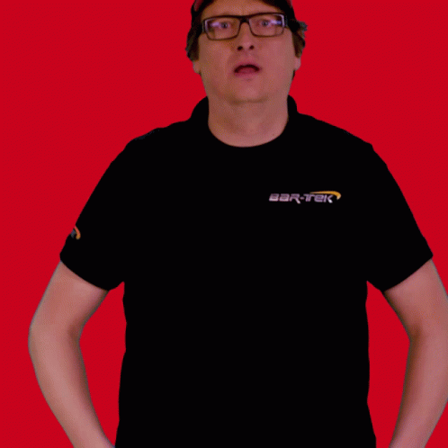 Man in Black Shirt and White Piston Cup Hat