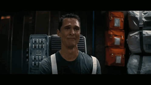 Man In Black Shirt And White Suspenders Crying GIF