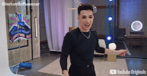 Man In Black Shirt At YouTube Originals Ad GIF