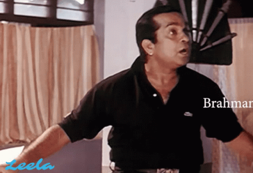 Man In Black Shirt Brahmar GIF