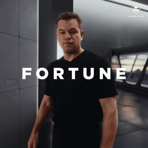 Man in Black Shirt by Fortune Sign
