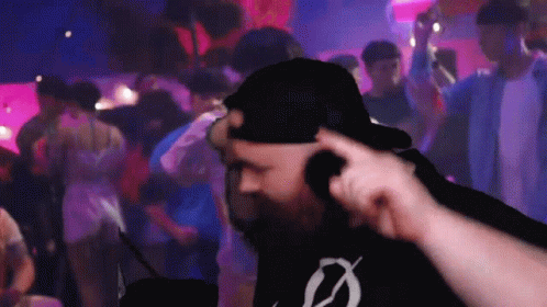 Man in Black Shirt Dancing