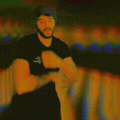Man in Black Shirt Dancing Happ Toonsday