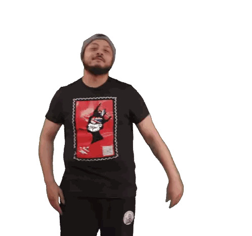 Man in Black Shirt Dancing