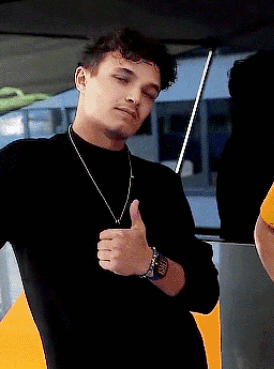 Man In Black Shirt Giving Thumbs Up GIF