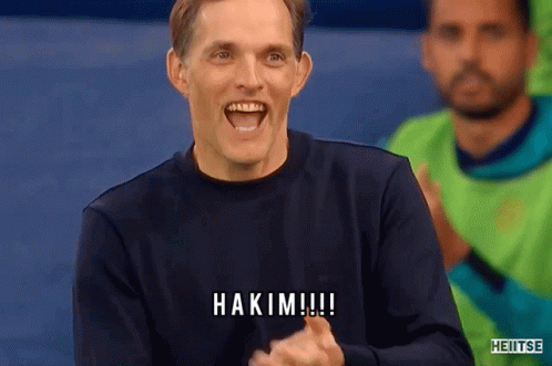 Man In Black Shirt Hakim GIF