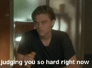 Man in Black Shirt Judging You