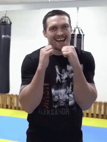 Man in Black Shirt Saying Aleksandr