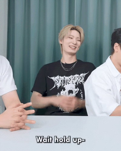 Man In Black Shirt Saying Deathcore GIF