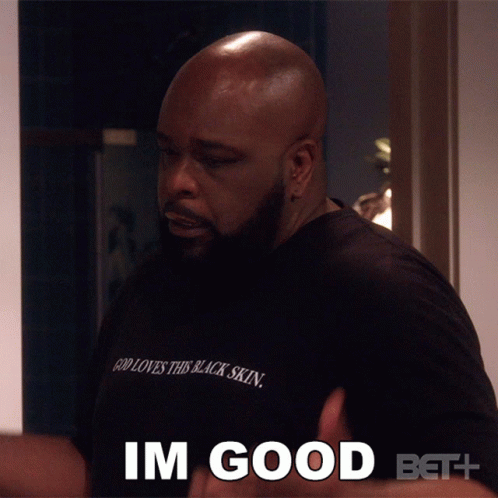 Man in Black Shirt Saying God Loves This Black Skin