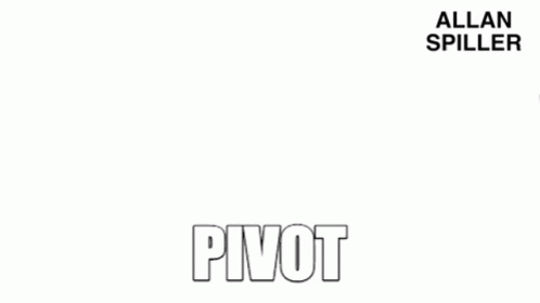 Man In Black Shirt Saying Pivot Hustle GIF