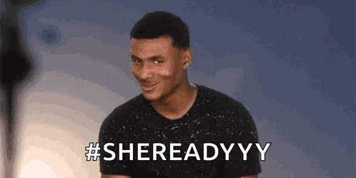 Man in Black Shirt Saying Shereadyyy