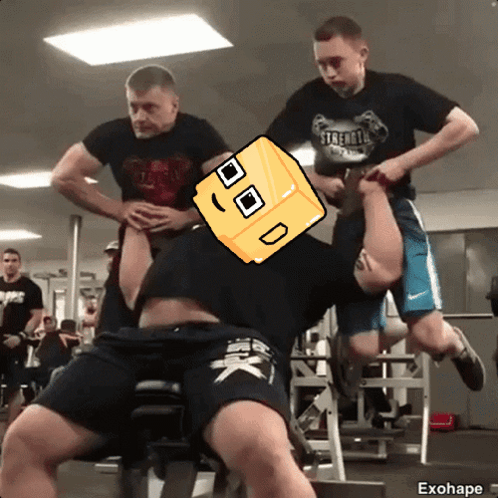 Man in Black Shirt Saying Strength Lifting Weights