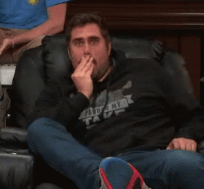 Man In Black Shirt Saying Texas Tech GIF