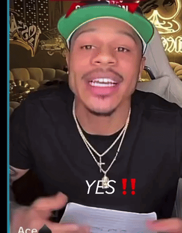 Man In Black Shirt Saying Yes GIF