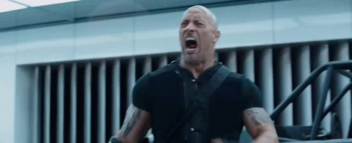 Man in Black Shirt Screaming