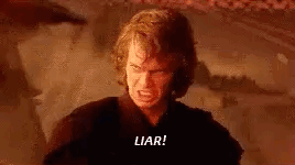 Man in Black Shirt Shouting Liar