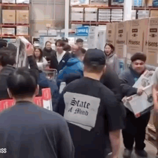 Man In Black Shirt State Of Mind Crowd GIF