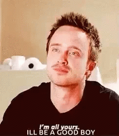 Man In Black Shirt Talking GIF