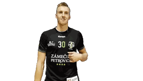 Man in Black Shirt with 30