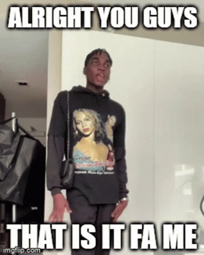 Man in Black Shirt With Beyonce Picture