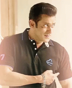 Man In Black Shirt With Heart GIF